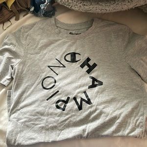 Gray champion tshirt